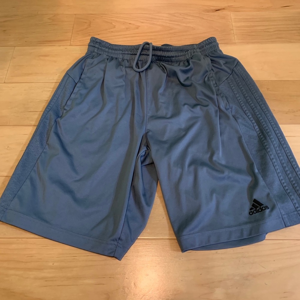 Adidas climalite men’s shorts gray.